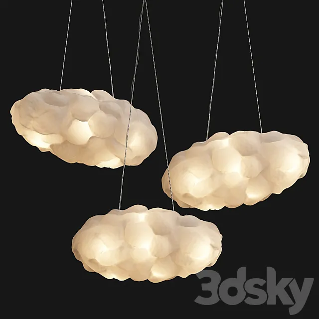 Cloud Pendants 3ds Max