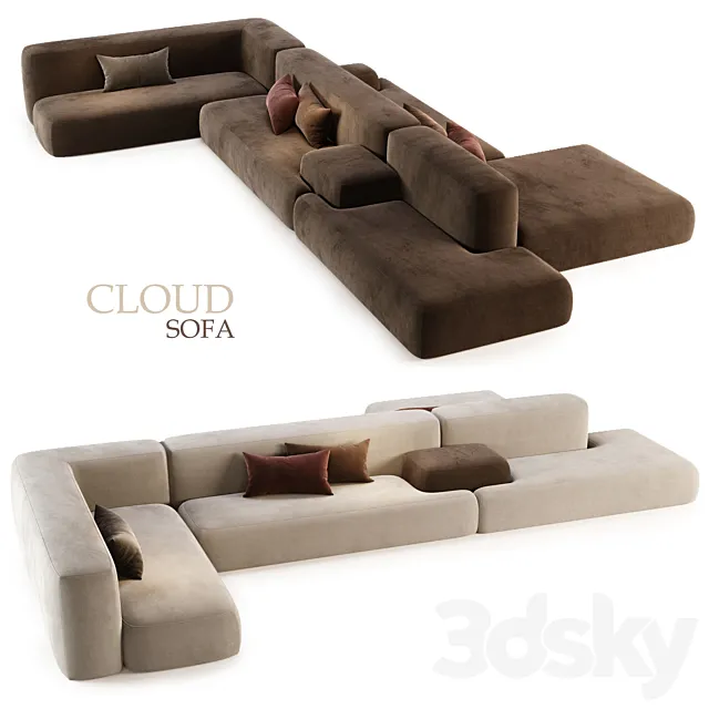 Cloud Sofa BY Lemamobili 3DSMax File