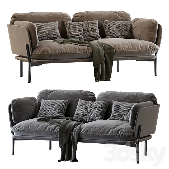 Cloud Two Seater LN2 desert stone by & TRADITION 3ds Max