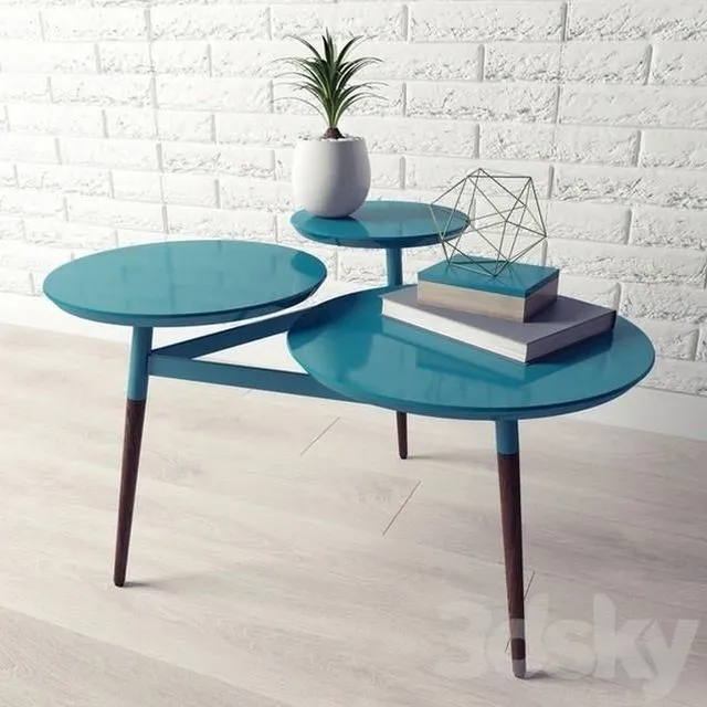 Clover Coffee Table 3dsMax Model