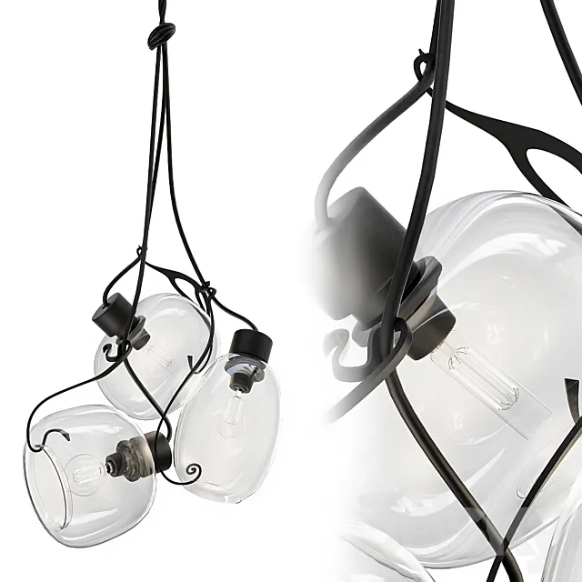 Cluster_Geometric_Pendant 3DSMax File