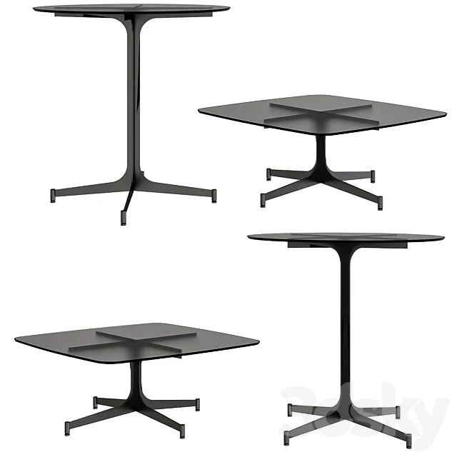 Clyfford Minotti coffee tables 3ds Max