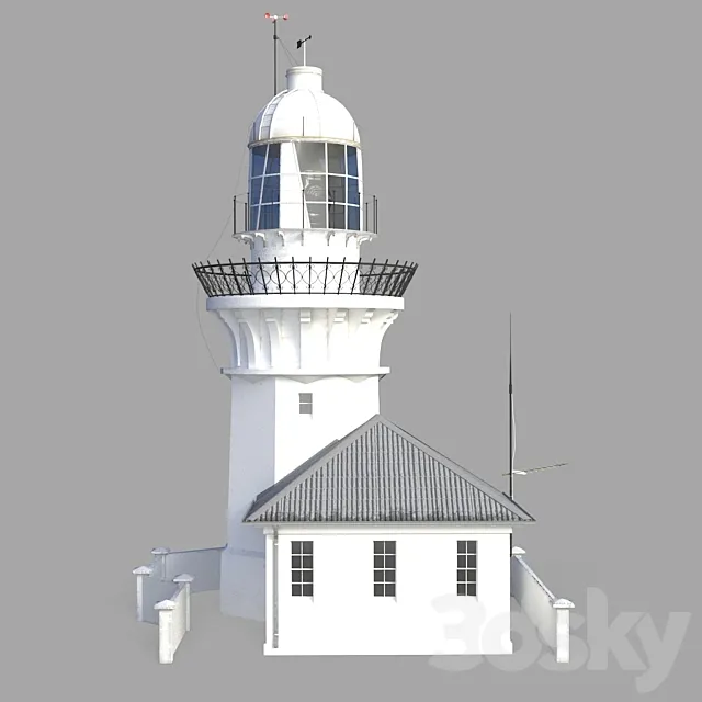 Cmoky Cap Lighthouse (Australia) 3DS Max Model