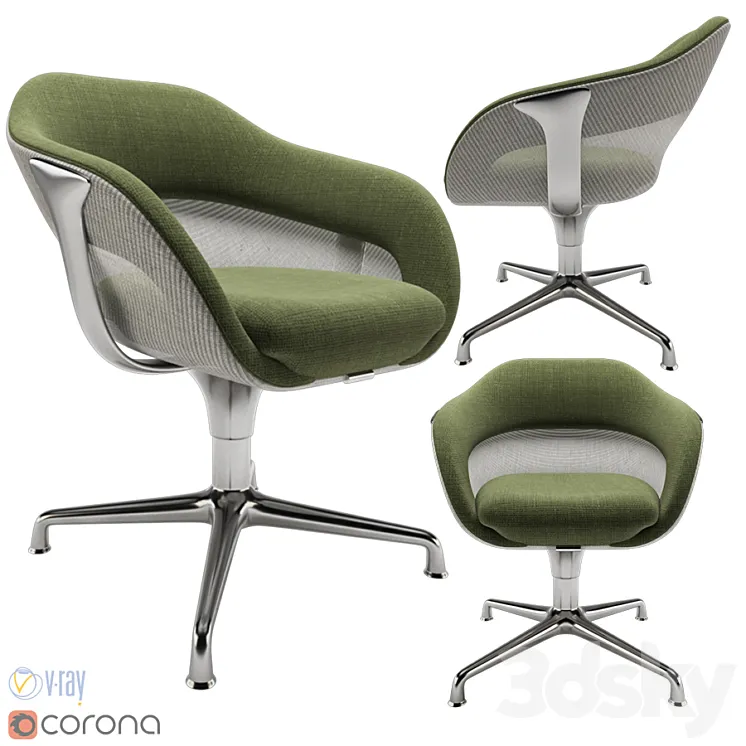 Coalesse SW1 Chair 3DS Max
