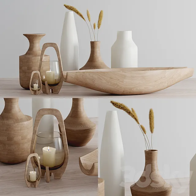 Coastal bowls 3ds Max