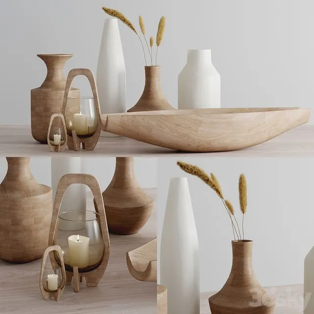 Coastal bowls 3dsMax Model