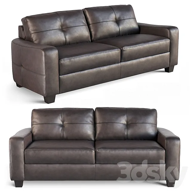 Coaster Jasmine Bonded Leather Loveseat 3ds Max