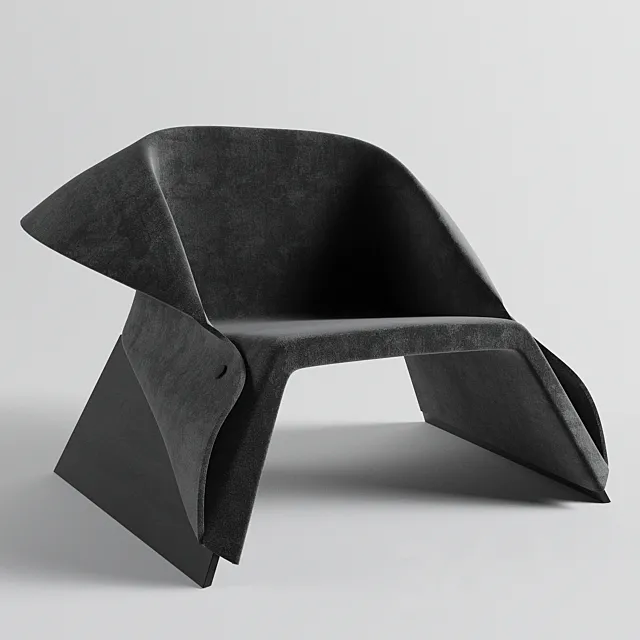 Coat easy chair by Materia 3DSMax File
