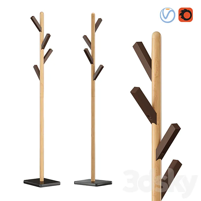 Coat rack Lisa Coat Rack 3ds Max