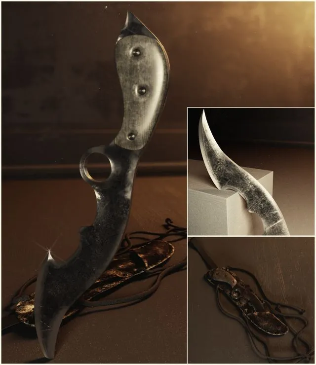 Cobra Knife 3dsMax Model