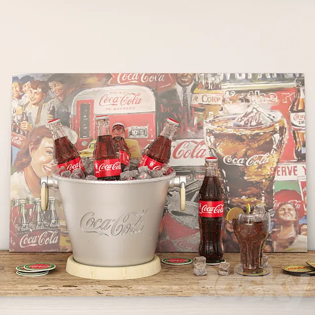 Coca cola 3ds Max