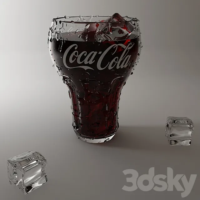 coca cola 3DS Max Model