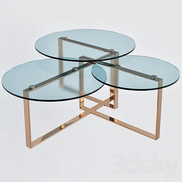 Cocktail tables 3ds Max