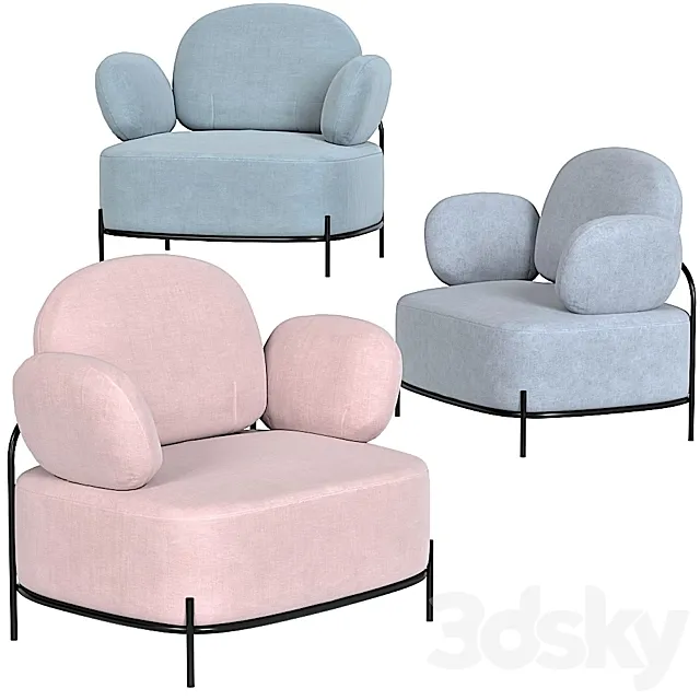 Coco Armchair by Imodern 3ds Max