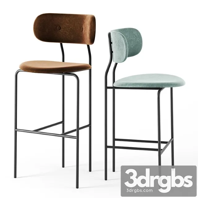 Coco bar stools by gubi