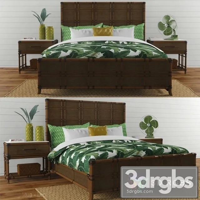 Coco Bay Panel Bed 3dsmax Download