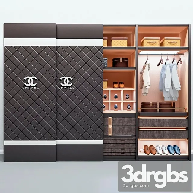 Coco chanel cupboard 2 3dsmax Download