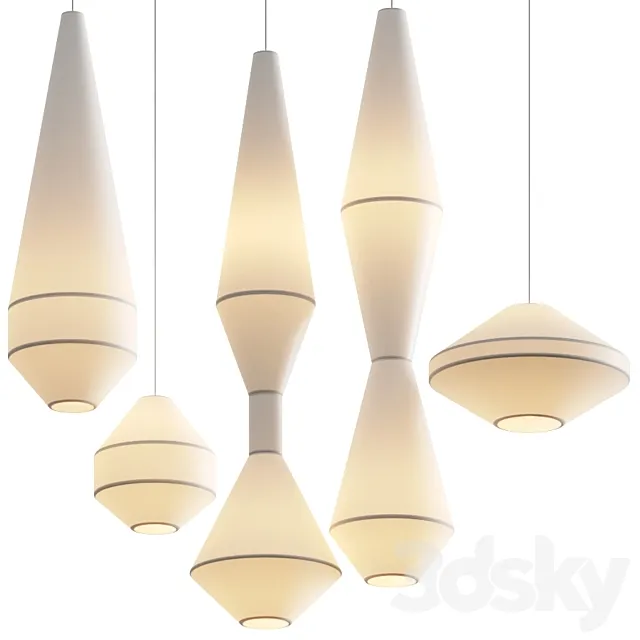 Coco Flip Mayu Pendant Lamps 3DS Max Model