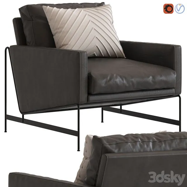 Coco Republic Clement Occasional Chair 3dsMax Model