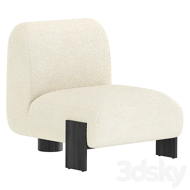 Coco Republic CR Essentials Atelier Slipper Chair 3ds Max