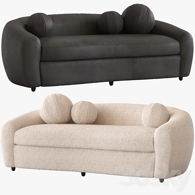 Coco Republic CR Essentials Atelier Sofa 3ds Max