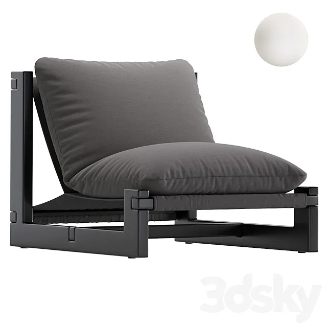 Coco Republic CR Essentials Sling Occasional Chair 3ds Max