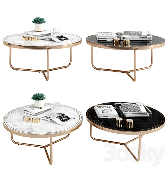 Coco Republic Hollywood Coffee Table 3DSMax File