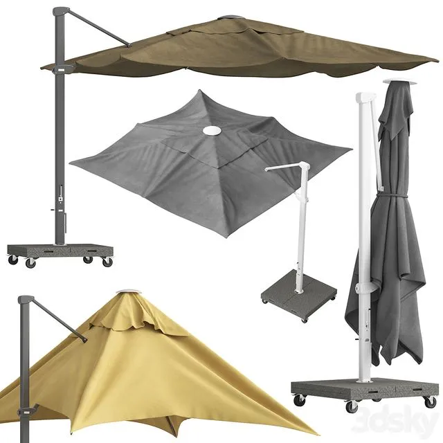 Coco Republic Kingston Umbrella 3dsMax Model