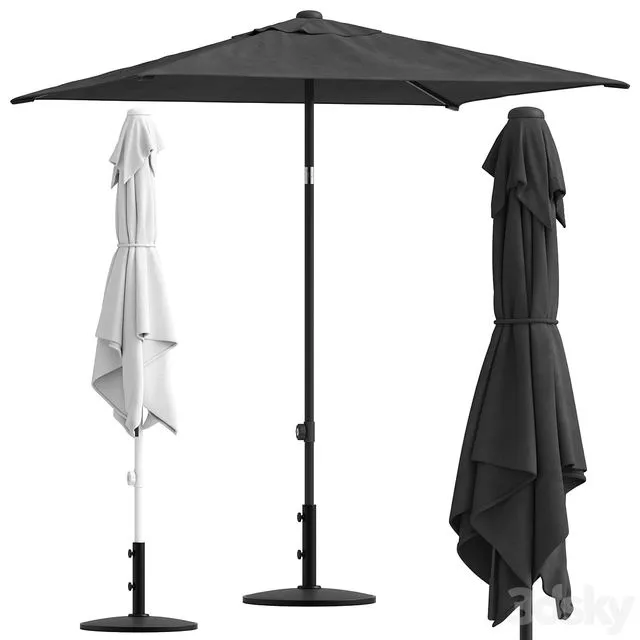 Coco Republic Outdoor Malibu Umbrella 3dsMax Model
