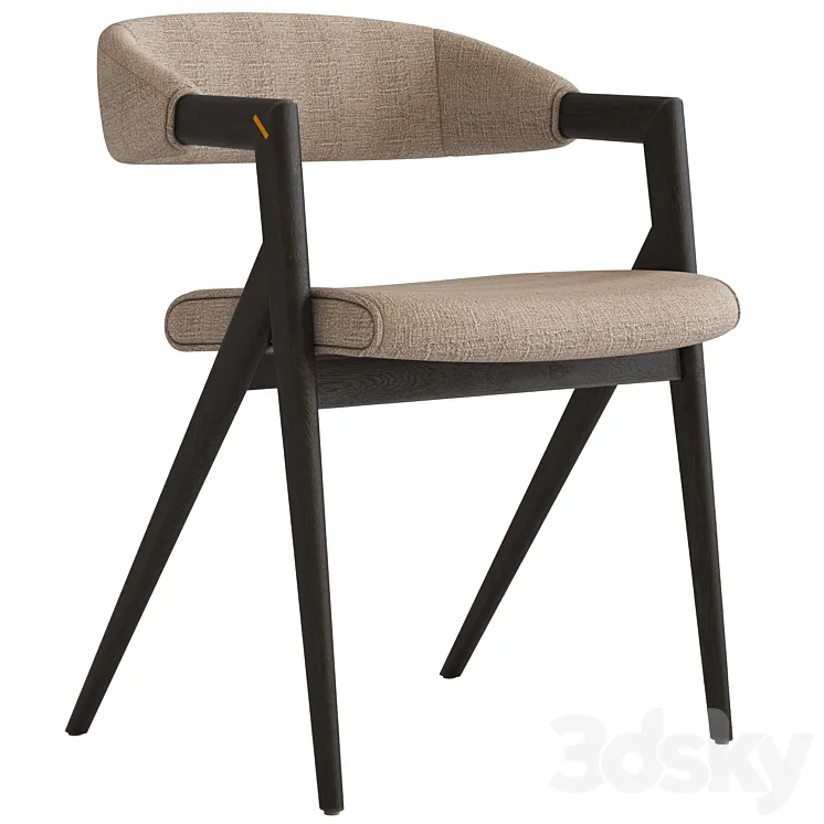 Coco Republic Paolo Dining Chair 3DS Max