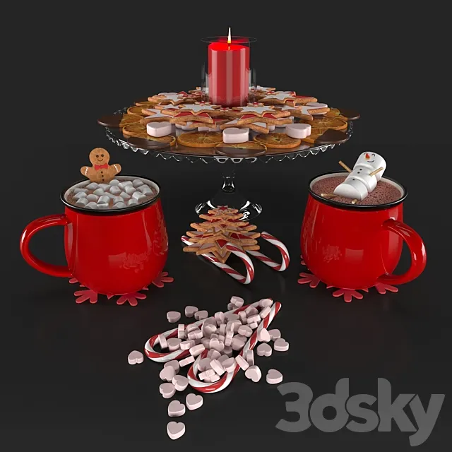 Cocoa set 3DS Max Model