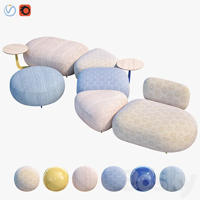 CODE OUT Poufs II 3ds Max