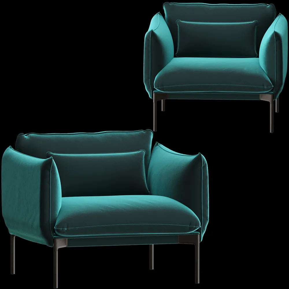 COEDITION – Armchair Palm Springs 3ds Max