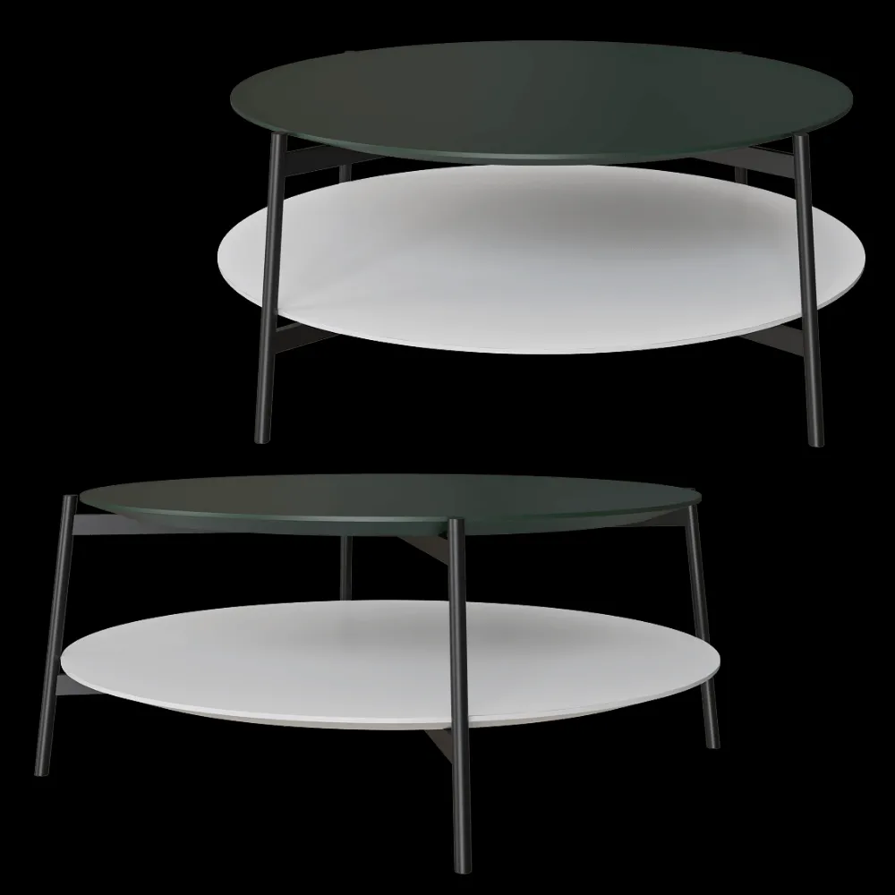 COEDITION – Coffee table Shika Round 3ds Max
