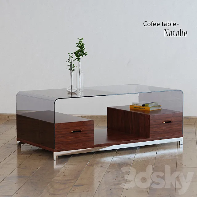 Cofee table – Natalie 3DSMax File