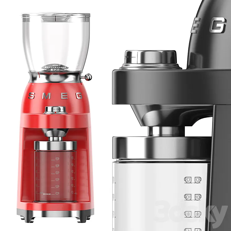 Coffee grinder Smeg CGF01 3DS Max
