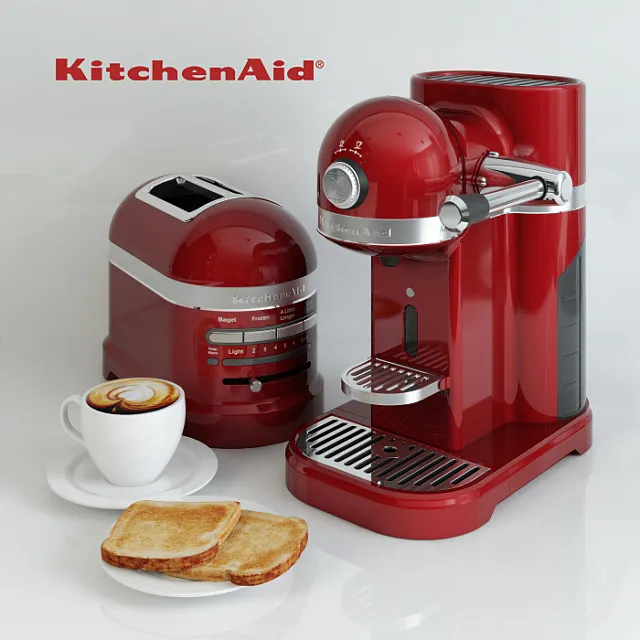 Coffee machine and toaster KITCHENAID ARTISAN 3DSMax File