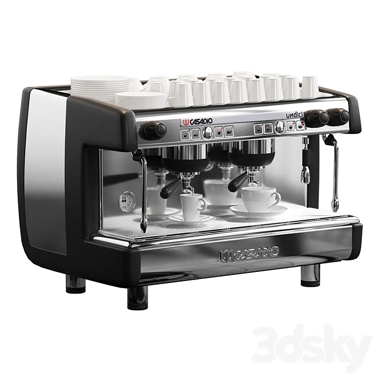 Coffee machine Casadio Undici S2 3DS Max