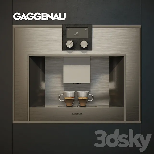 Coffee machine GAGGENAU CM-450 3ds Max