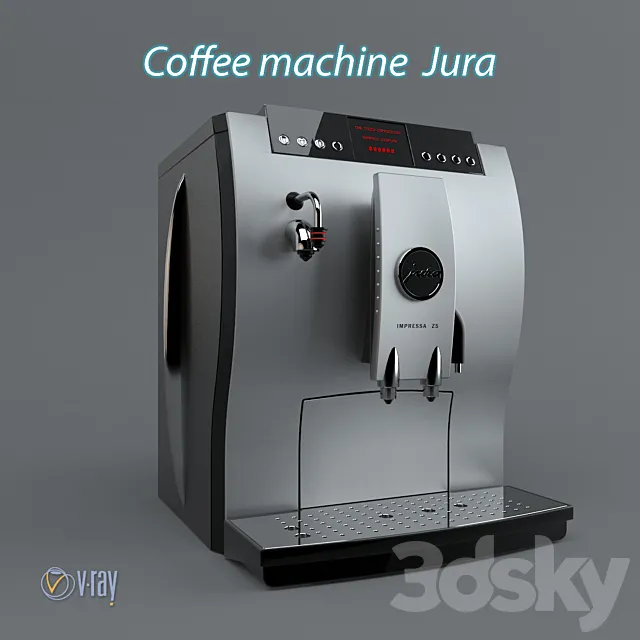 Coffee machine Jura 3ds Max