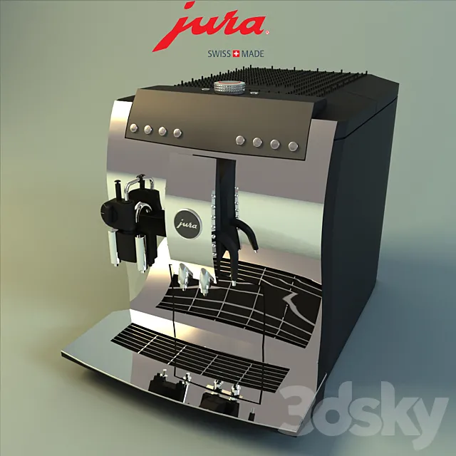 coffee machine Jura Impreza Z5 Rhodium Cristals 3DSMax File