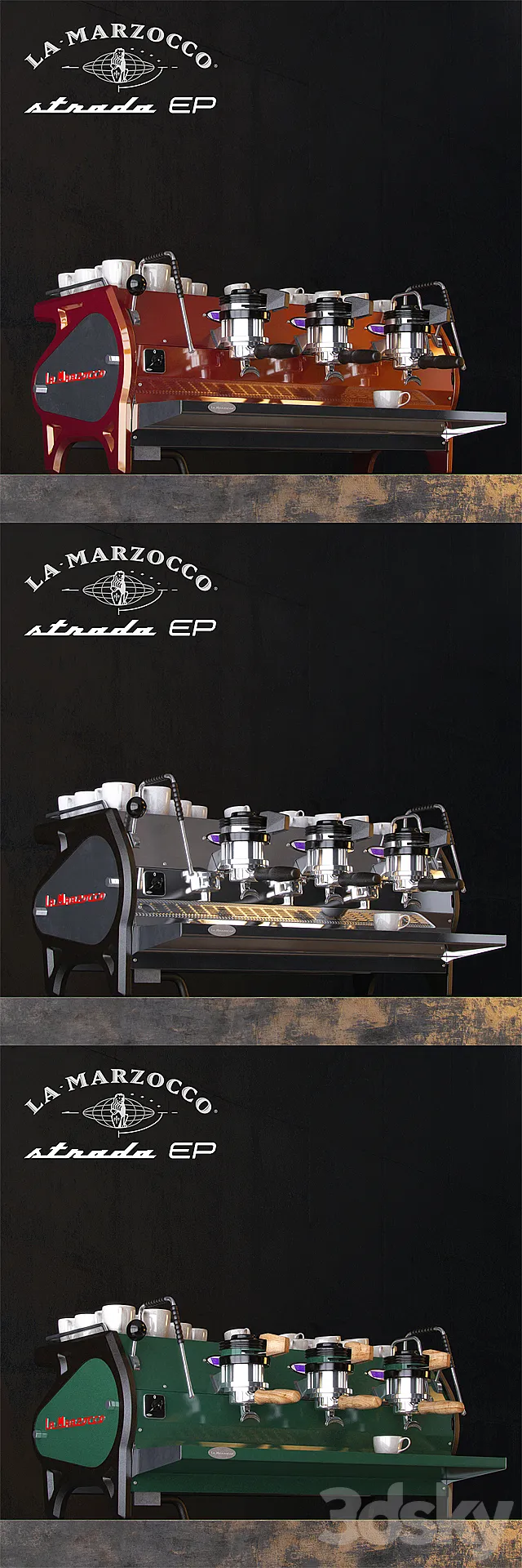 Coffee Machine LaMarzocco Strada EP 3ds Max