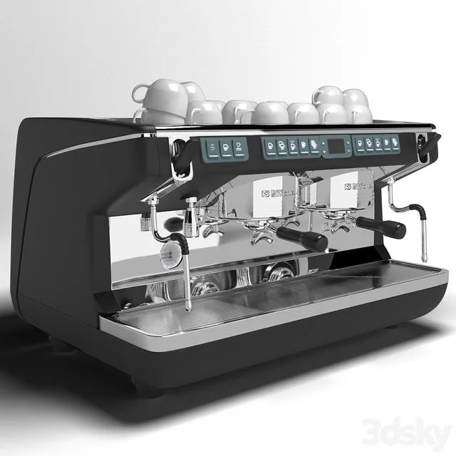 COFFEE MACHINE NUOVA SIMONELLI APPIA LIFE XT 2 GR V 3dsMax Model