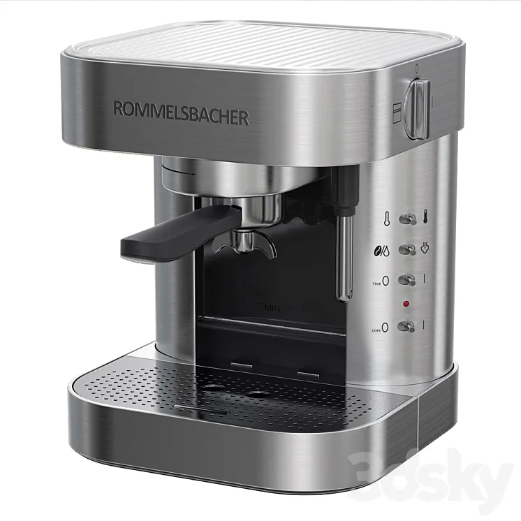 Coffee machine Rommelsbacher EKS 1500 3DS Max
