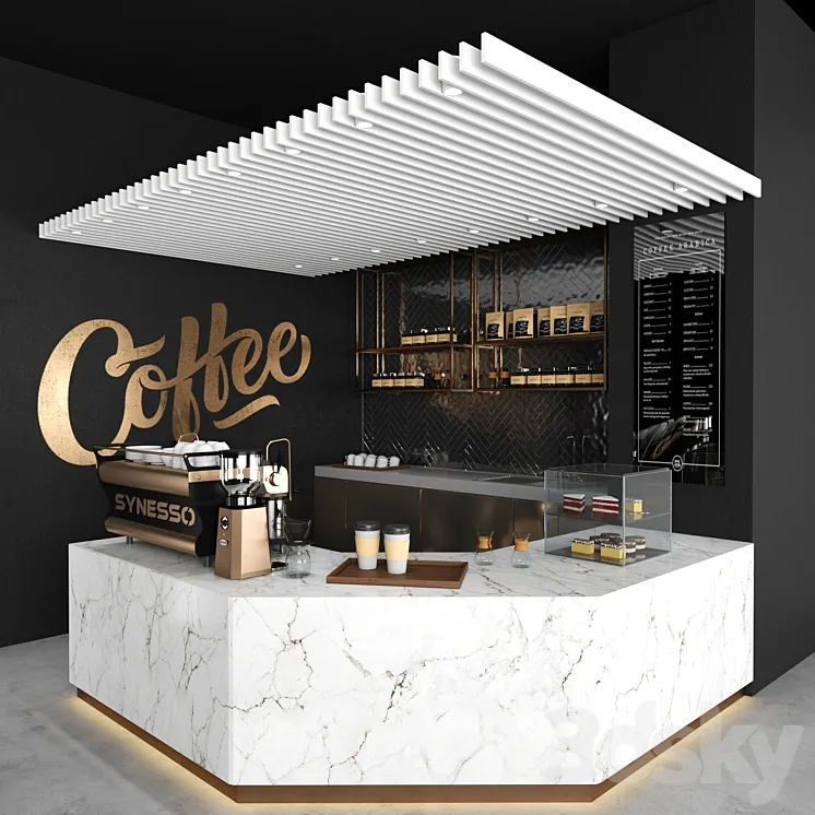 Coffee shop 03 3DS Max