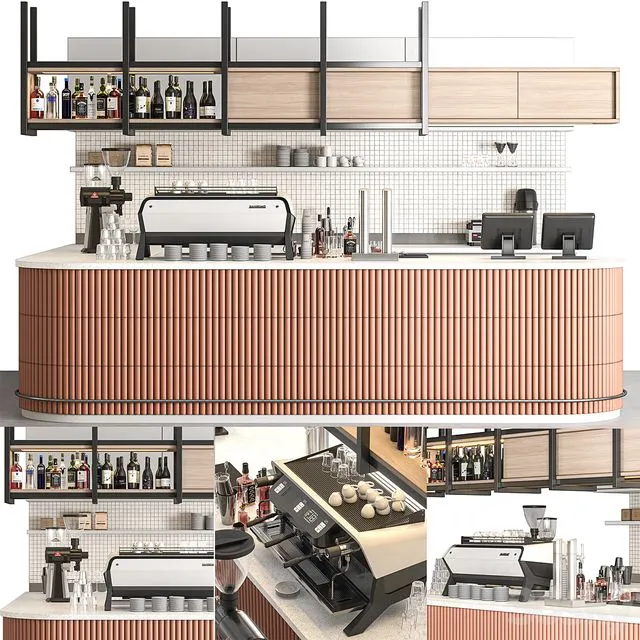 Coffee shop 06 3dsMax Model