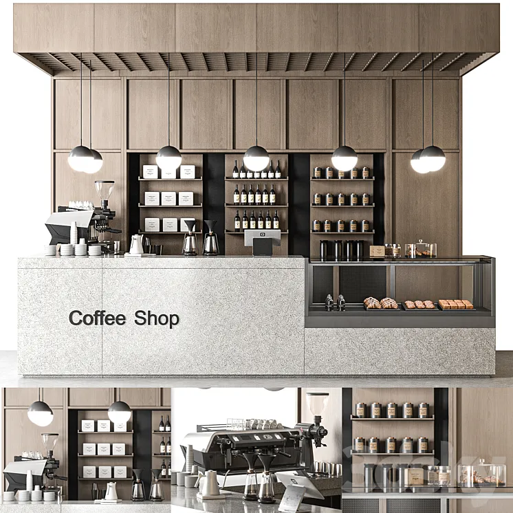 coffee shop 07 3DS Max Model
