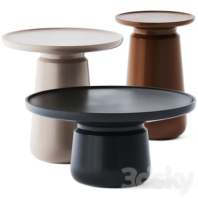 Coffee Side Tables Altana by MMairo 3DSMax File