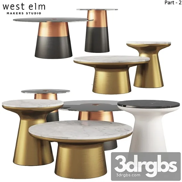 Coffee & side tables west elm Part-02 2 3dsmax Download