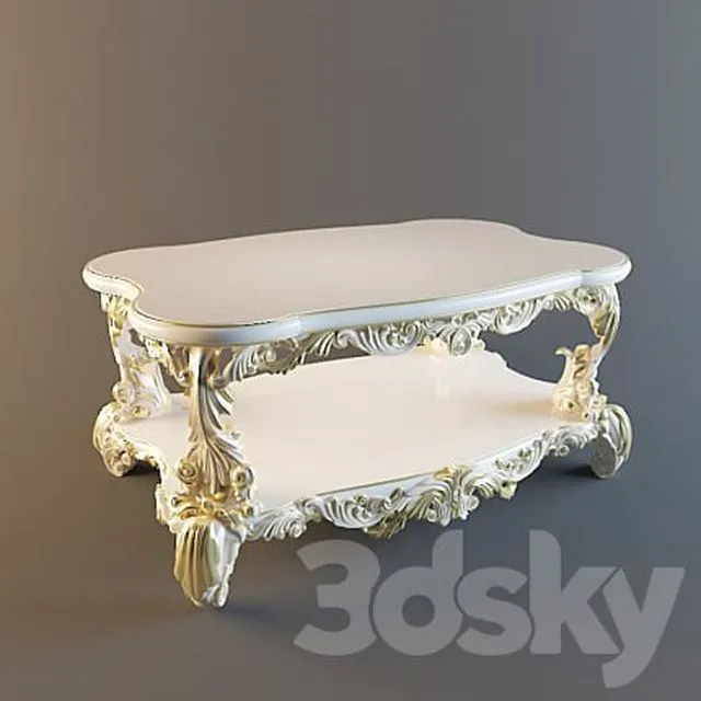 Coffee table 002 3dsMax Model